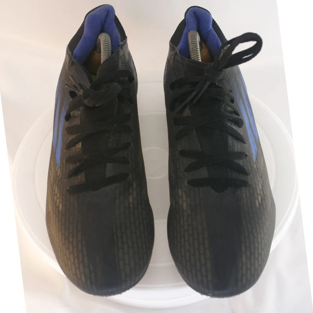 Adidas X Speedflow.3 FG Mens Soccer Cleats Black Blue FY3296 Size 9